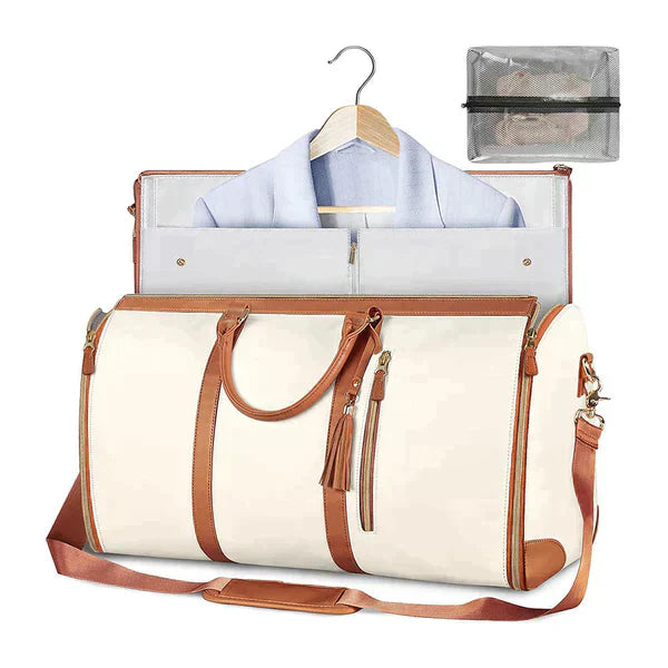 🧳 50% RABATT BIS BALD VORBEI! Wandelbare Duffel-Kleidertasche – Knitterfreie Anzüge & Kleider auf Reisen ✈️