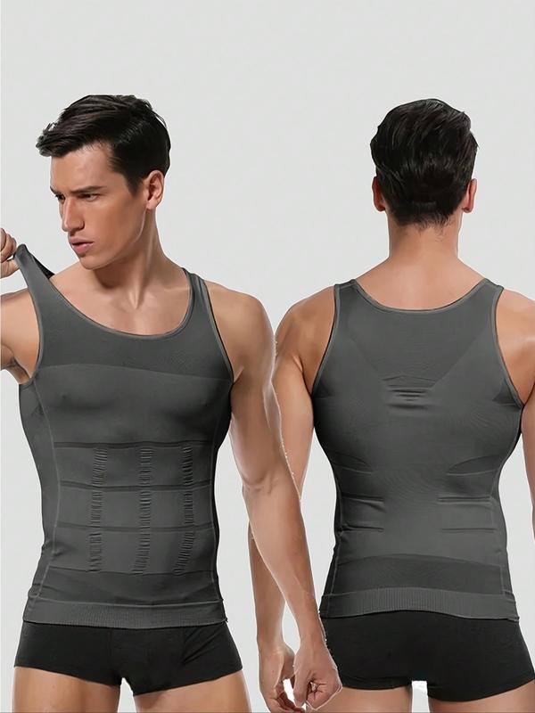 Kompressionsshirt für Herren, Slim Fit, figurformendes Unterhemd