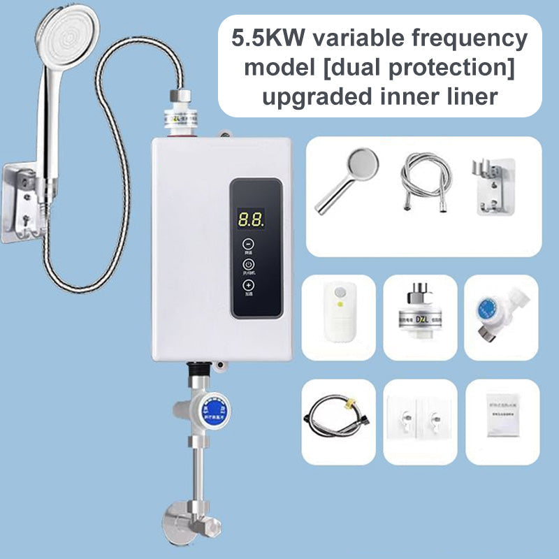 🚿 50 % RABATT & KOSTENLOSER VERSAND! ✨ Tankloser Warmwasserbereiter – digitale Temperaturregelung mit kompaktem Design für sofortige Warmwasserversorgung ⚡🌡️