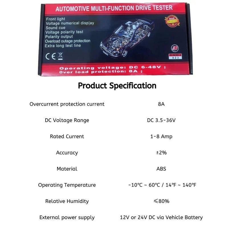đ˘đ˘50 % Rabatt!! â° Kfz-Stromkreistester â Schnelle & präzise elektrische Fehlerdiagnose đ