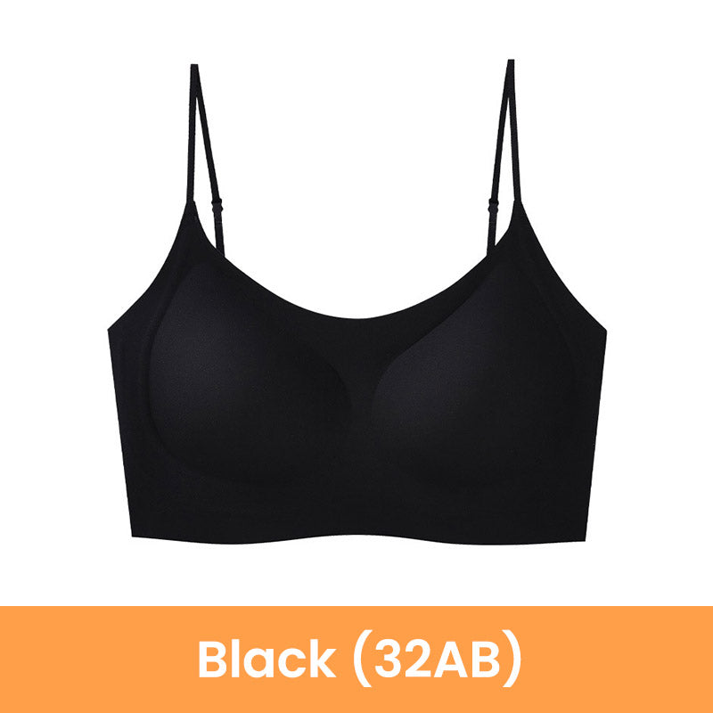 Atmungsaktiver, nahtloser Push-up-BH für Damen ohne Bügel