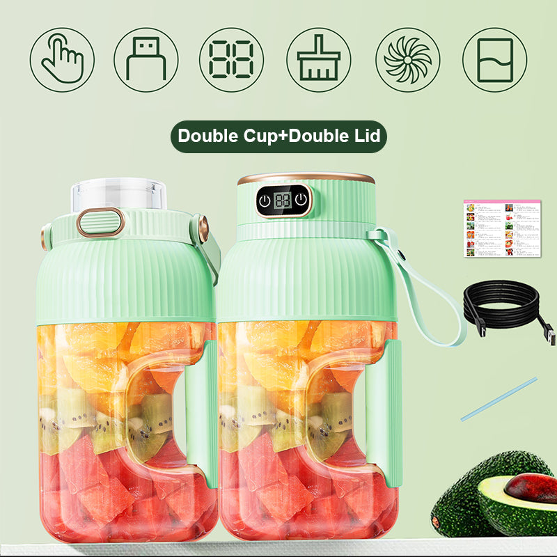 Sommer Heißer Verkauf ❄️Multifunctional Tragbare Saftpresse Tasse mit Digitalanzeige(Ab 50% Rabatt)