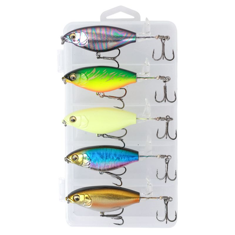 🎣Bionisches Angelköder-Set mit 3 Haken & 360° Propellerblatt