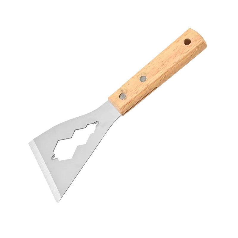 🛠️ KAUFE 1, ERHALTE 1 GRATIS! ⚒️ Mehrzweck-Spachtelmesser – Stahlklinge, Holzgriff & Perfekt für Renovierung 🏠