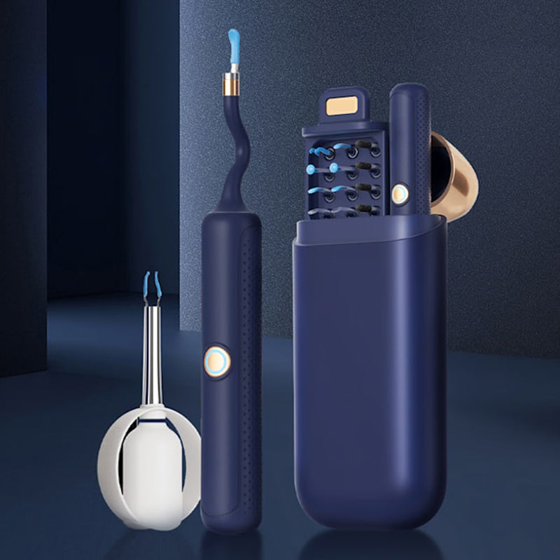 💯Du kannst beruhigt deine Ohren putzen 😍Visuell gebogenes Ohrschmalz-Entfernungsset