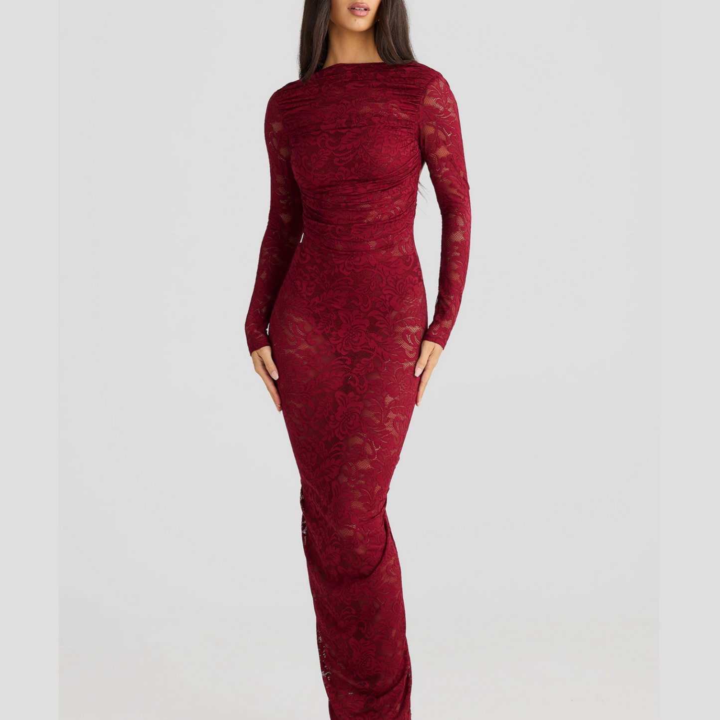 🌹👗Limited Time 50% OFF🔥Sexy rückenfreies Maxikleid aus Spitze
