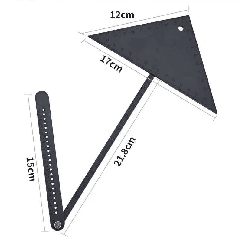 đ„đ„Flexibles PrĂ€zisionswerkzeug zum Markieren von Winkeln und Bögenđ„đ„