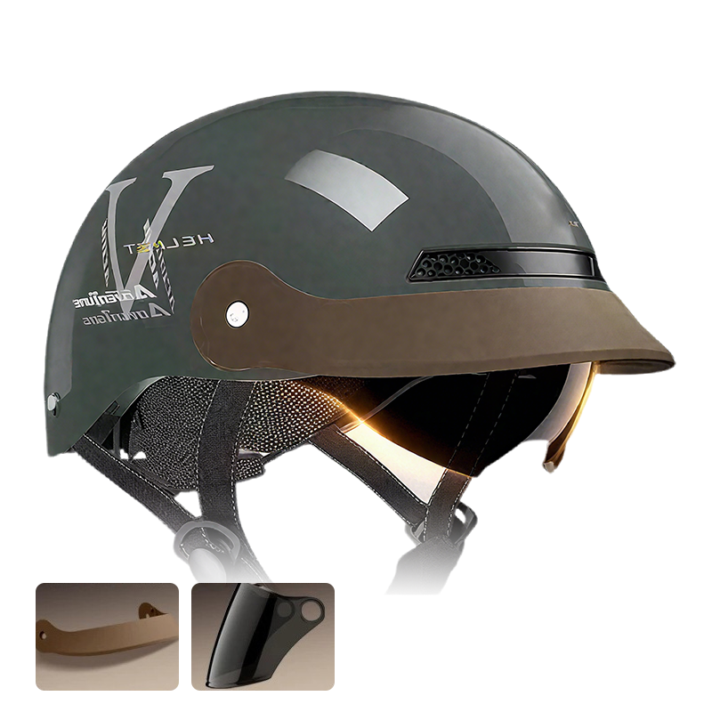 🛡️Atmungsaktiver, leichter und stoßfester Motorradhelm