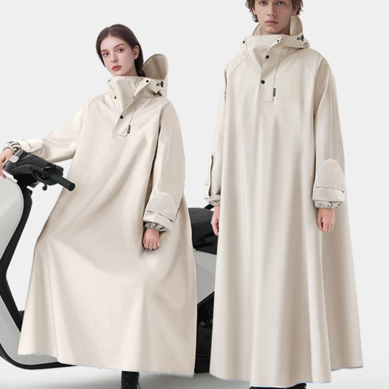 🌧️Unisex-Regenponcho mit Kapuze für Elektrofahrräder in Übergröße