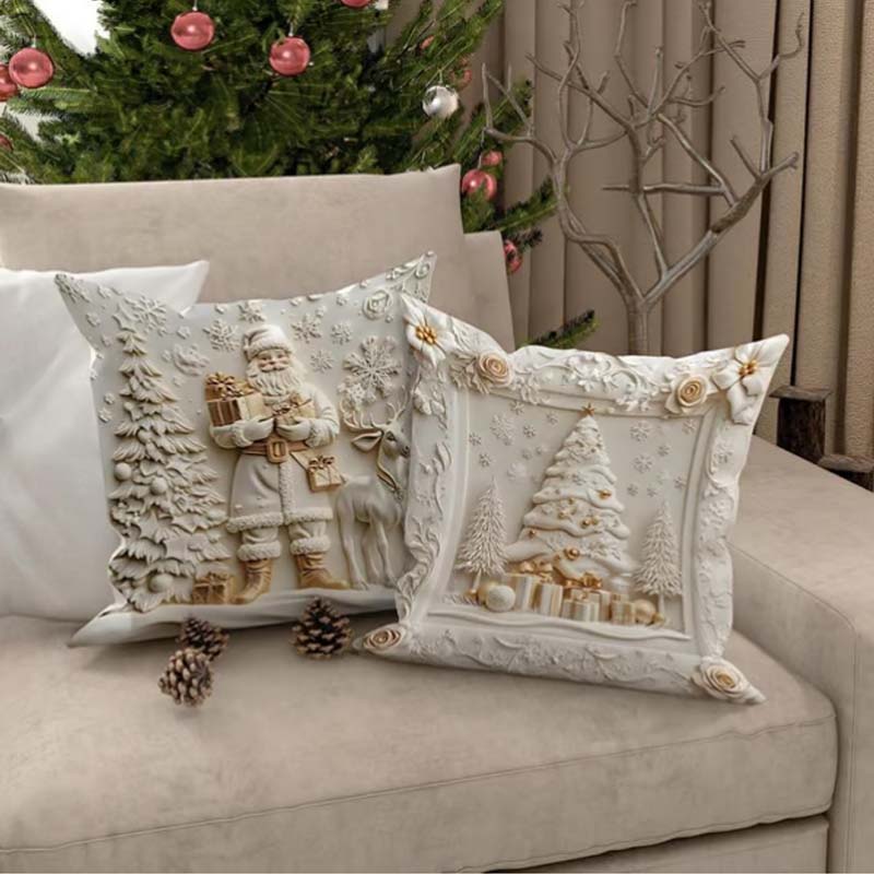 🎅Weihnachtsvorverkauf 50 % Rabatt🎉Elegante Weihnachts-Dekokissenbezüge