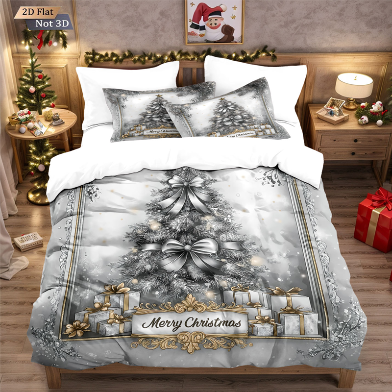 š„Black-Friday-Mega-Angebot ā 50 % Rabatt!š„Festliches Weihnachts 3-teiliges BettwƤsche-Set