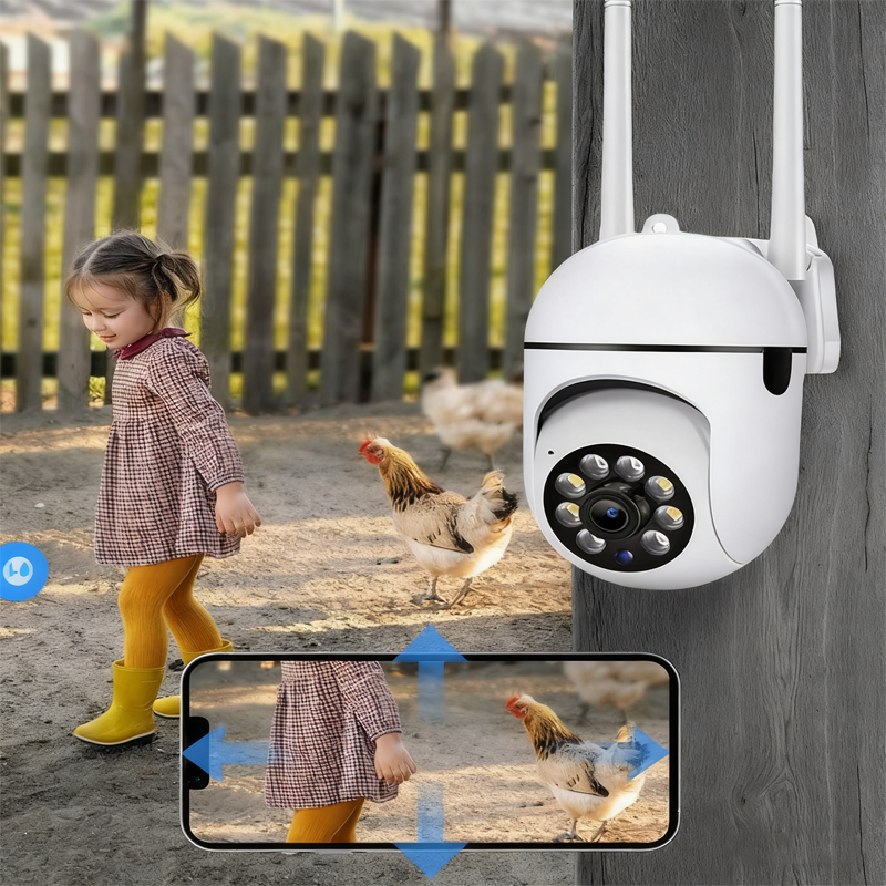 360°-Schwenk-Neige-HD-Kamera