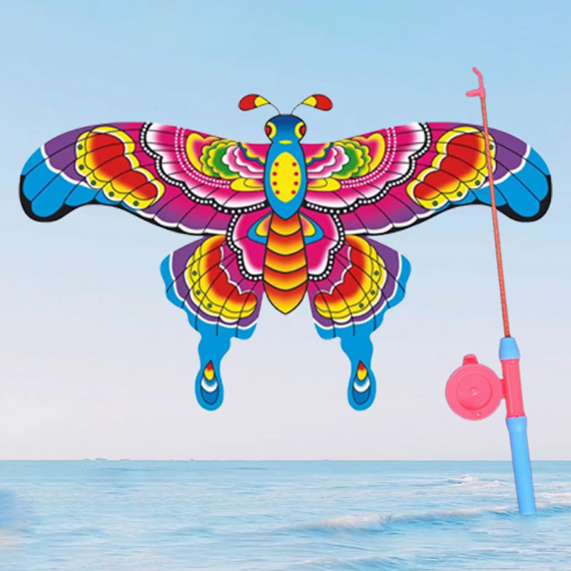 🪁Innovative Angelruten-Drachen✨✨Einfach steuern, endloser Outdoor-Spaß für Kinder!