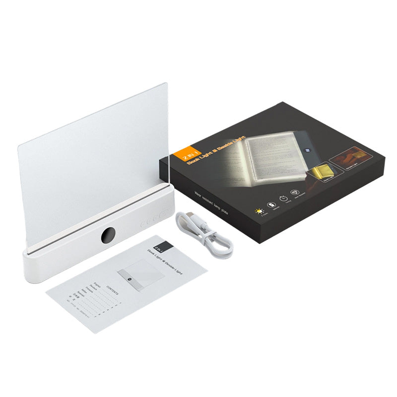 Tragbare LED-Leselampe, über USB aufladbar, dimmbar, augenschonend