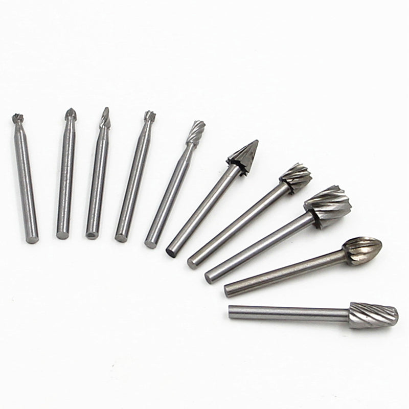 10-teiliges HSS-Bohrerset zum Schnitzen und Gravieren von Holz