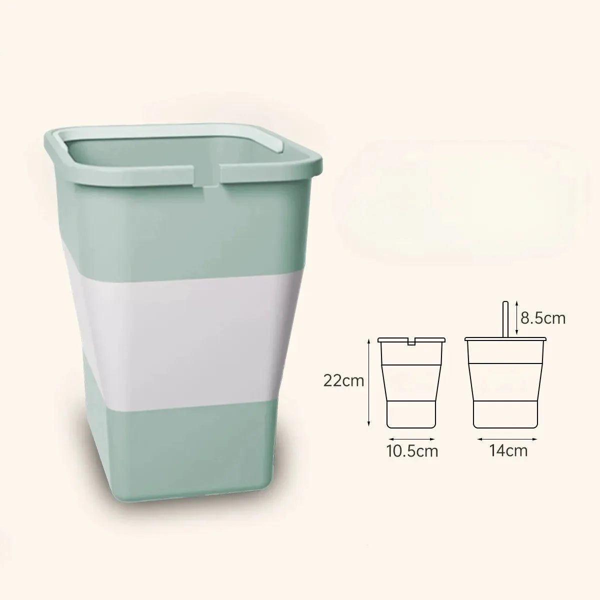 Tragbarer multifunktionaler faltbarer Auto-Abfalleimer