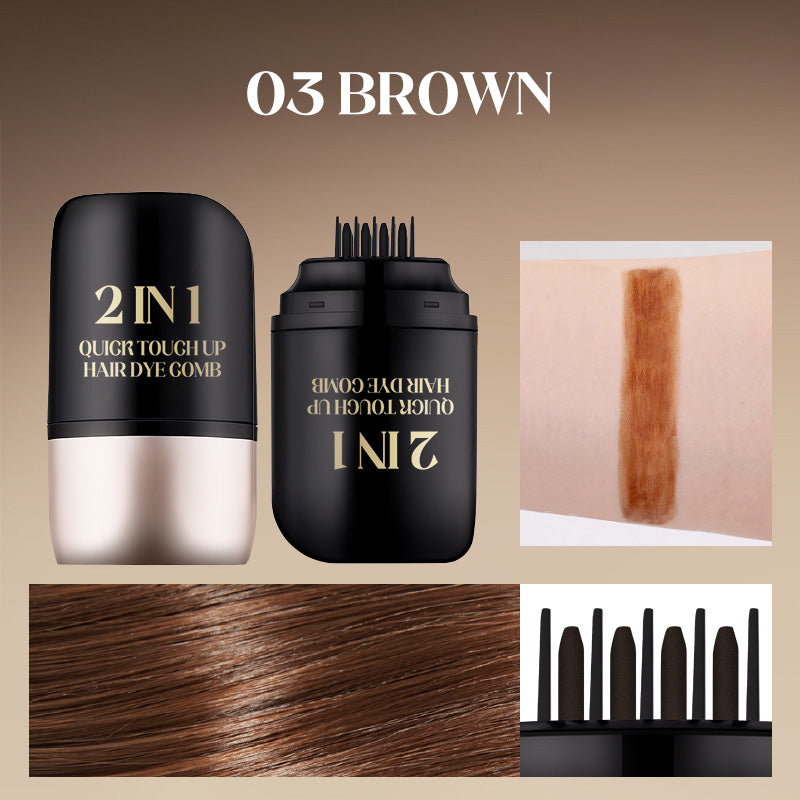 💥Grauhaarentferner👉2-in-1-Kamm zum schnellen Ausbessern von Haarfärbemitteln♀️~💥Zeitlich begrenztes Angebot🔥Kaufen Sie 1 und erhalten Sie 1 gratis!!!! 😎