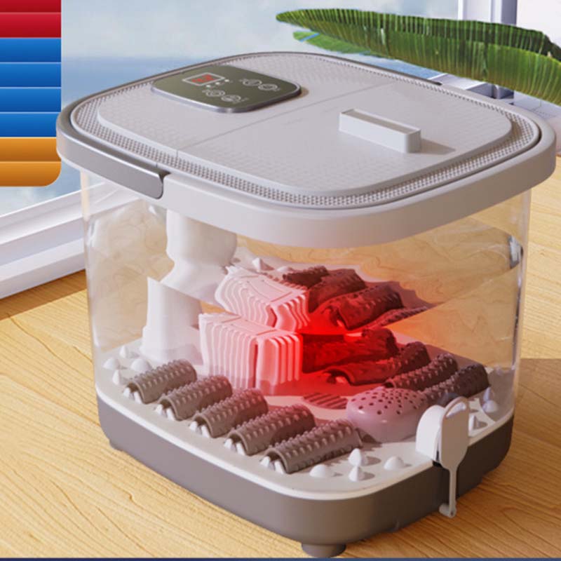 📢 📢 Großer Ausverkauf!!🔥Fussbad fussbadewanne,fußbad massagegerät wasser elektrisch mit massage,foot massager fusbad,Relief mit Heizung Blasen Vibration
