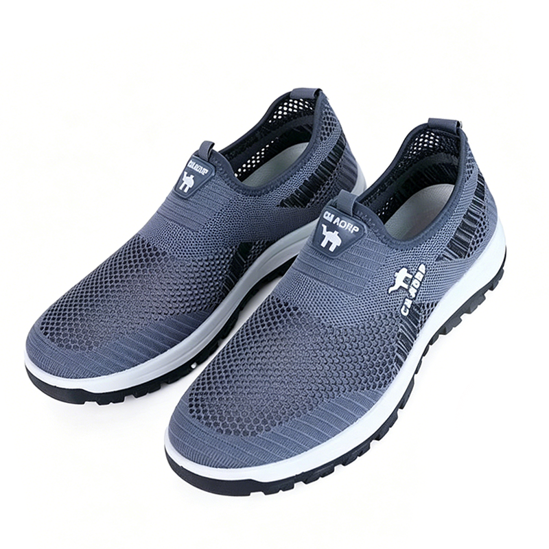 Atmungsaktive Slip-On-Wanderschuhe für Herren aus Mesh