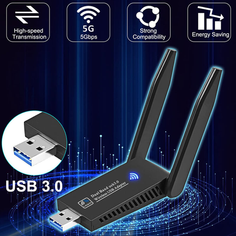 1300Mbps Drahtlose Netzwerkkarte 5G Gigabit Dual-Band