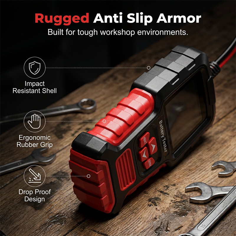 Autobatterie-Tester – Professioneller digitaler LCD-Batterieanalysator
