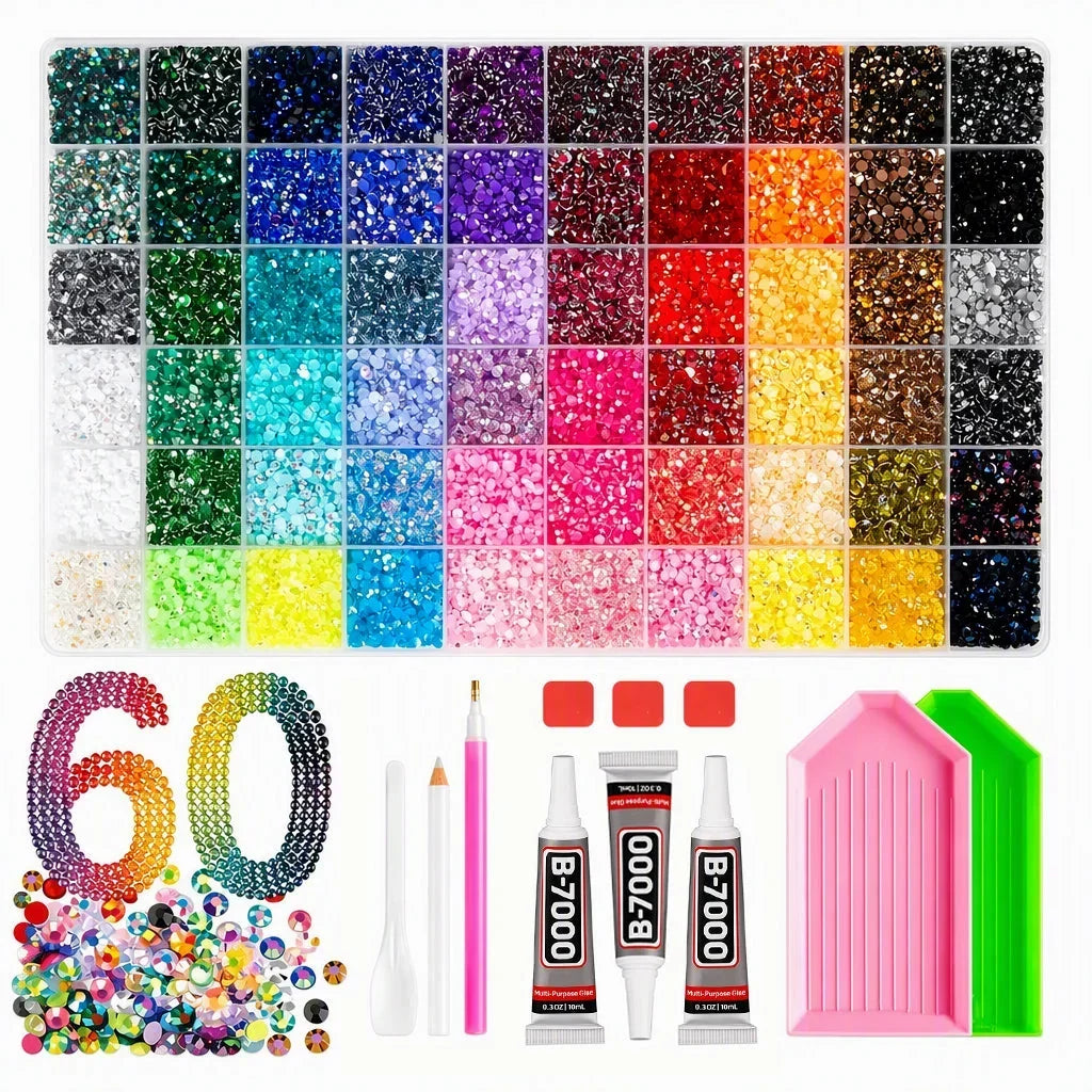 đš 50 % Rabatt! đDIY Strassstein-Set â Dekorative Schmucksteine fĂŒr Karten, Kleidung & Bastelarbeiten