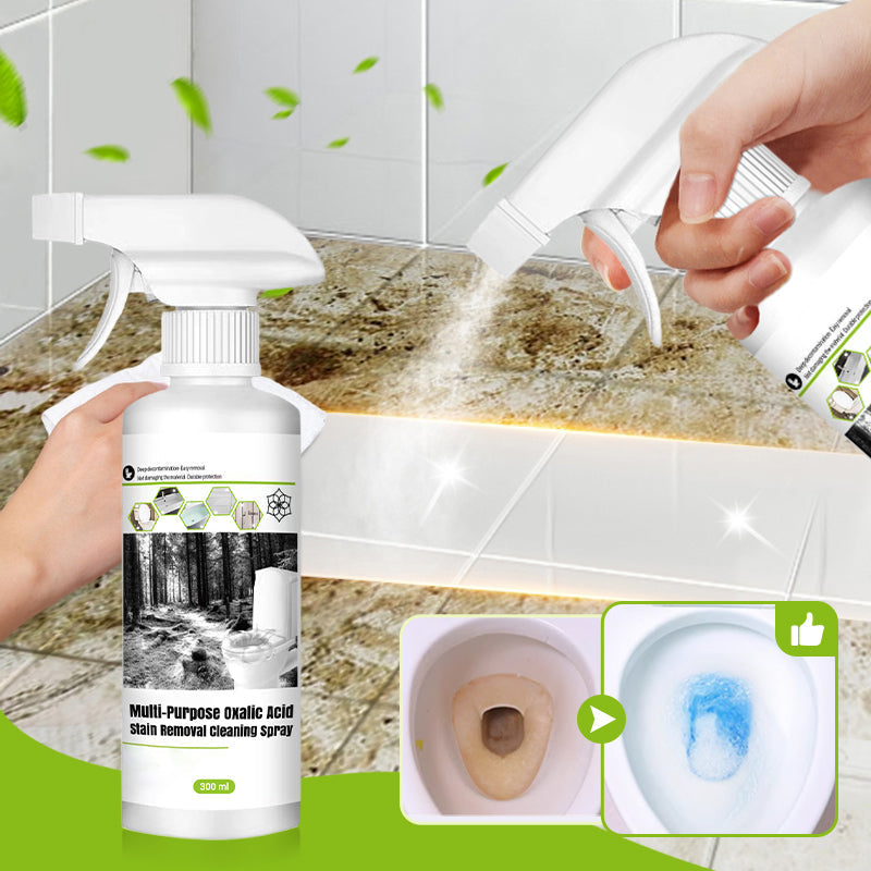 💖Kaufen Sie 2 und erhalten Sie 1 gratis. Kostenloser Versand✨Mehrzweck-Oxalsäure-Fleckenentfernungsspray💦