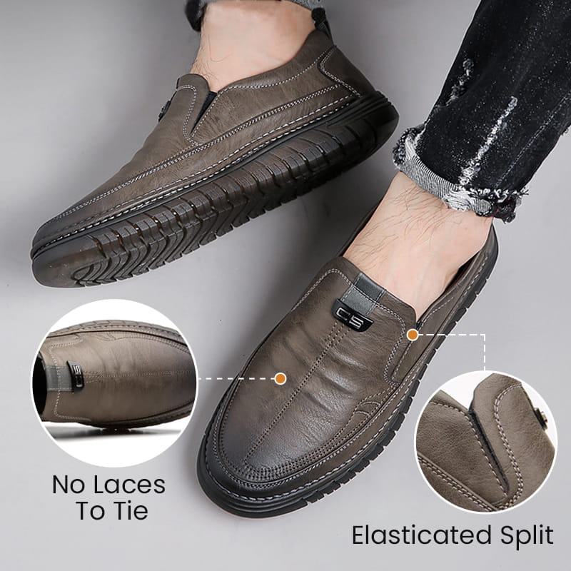 Bequeme Freizeitschuhe aus Leder für Herren