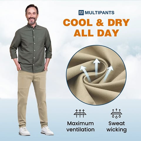 🎁Hot Sale 55% OFF🔥MultiPants – Strapazierfähige Cargohose mit hoher Elastizität und mehreren Taschen