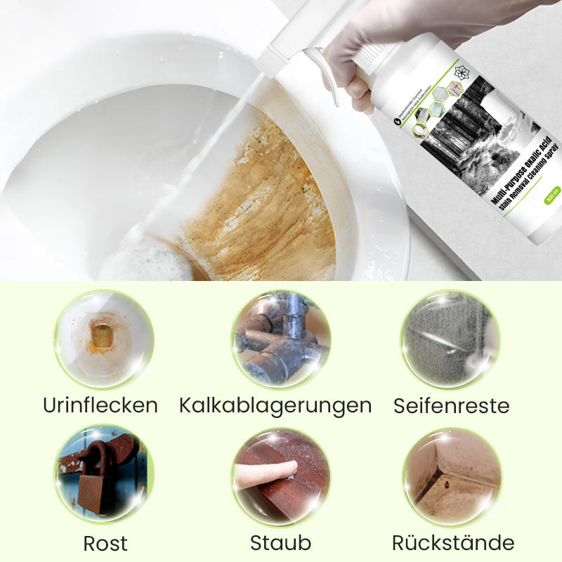 💖Kaufen Sie 2 und erhalten Sie 1 gratis. Kostenloser Versand✨Mehrzweck-Oxalsäure-Fleckenentfernungsspray💦