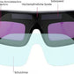 Automatische Dunkelbrille für Schweißen Lichtfilter Auto-Dunkelzustand Anti-Blinzel-Schutzbrille für Schweißmasken Brillen Zubehör.Echtes Farbverhältnis