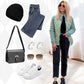 📣2025 neue limitierte Auflage 40 % Rabatt🔥Gestrickte Patchwork-Pufferjacke für Damen