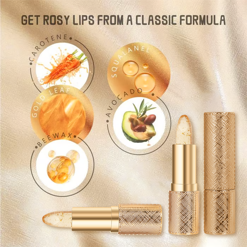 🎁- ✨Wischfester, farbverändernder Lippenstift💄Kristallklare Farbalchemie 💋 Automatische Farbtönung beim Auftragen!
