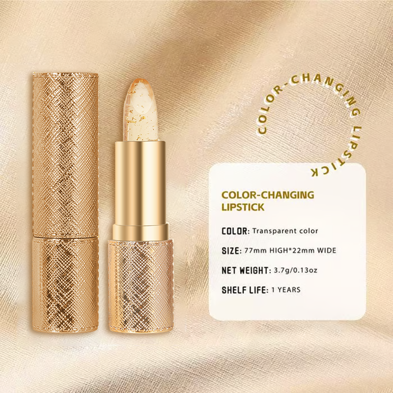 🎁- ✨Wischfester, farbverändernder Lippenstift💄Kristallklare Farbalchemie 💋 Automatische Farbtönung beim Auftragen!