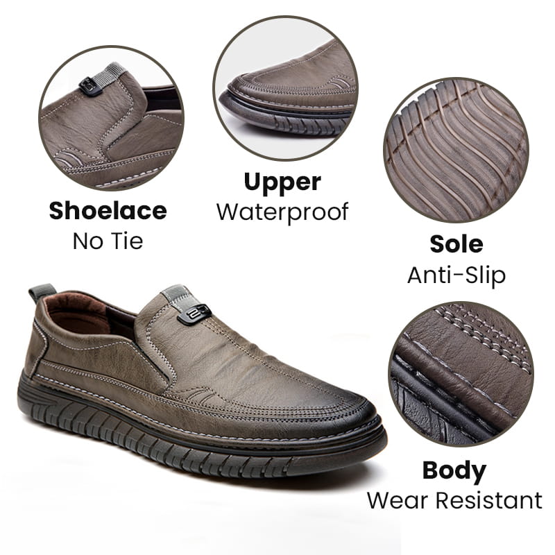 Bequeme Freizeitschuhe aus Leder für Herren