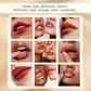 🎁- ✨Wischfester, farbverändernder Lippenstift💄Kristallklare Farbalchemie 💋 Automatische Farbtönung beim Auftragen!
