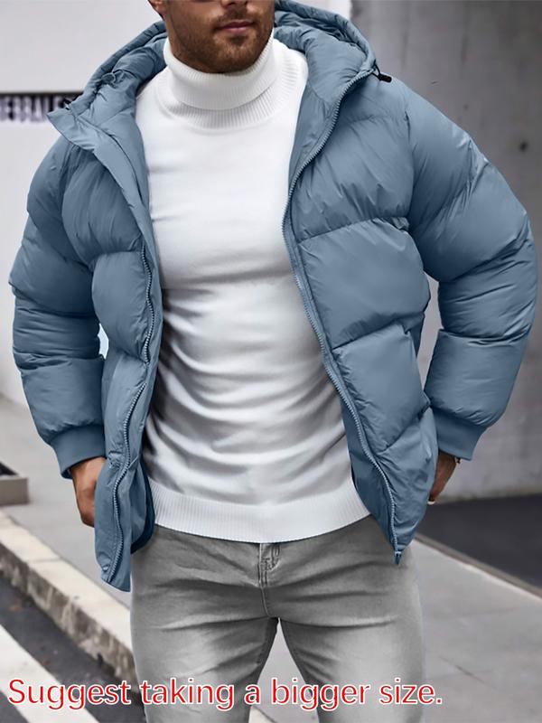 Thermojacke mit Kapuze und Kordelzug für Herren