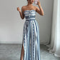 Damen Jumpsuit Schulterfrei Floral im Boho-Stil – Eleganter Sommer-Overall mit Bardot-Ausschnitt – 50% Rabatt