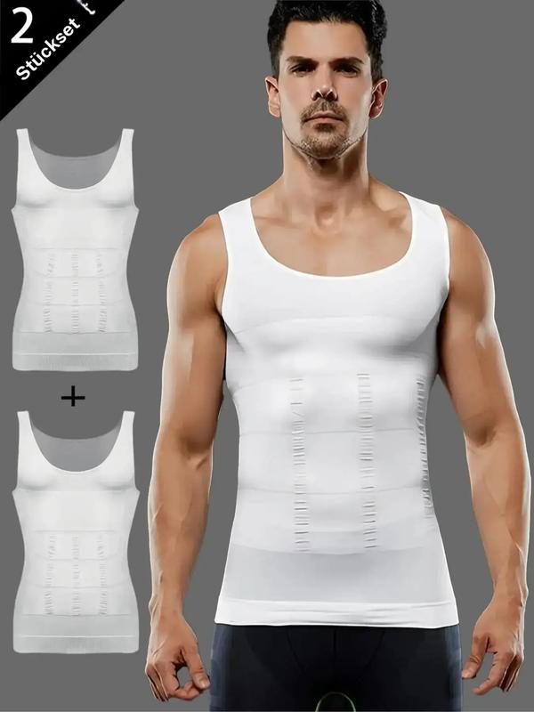 Kompressionsshirt für Herren, Slim Fit, figurformendes Unterhemd