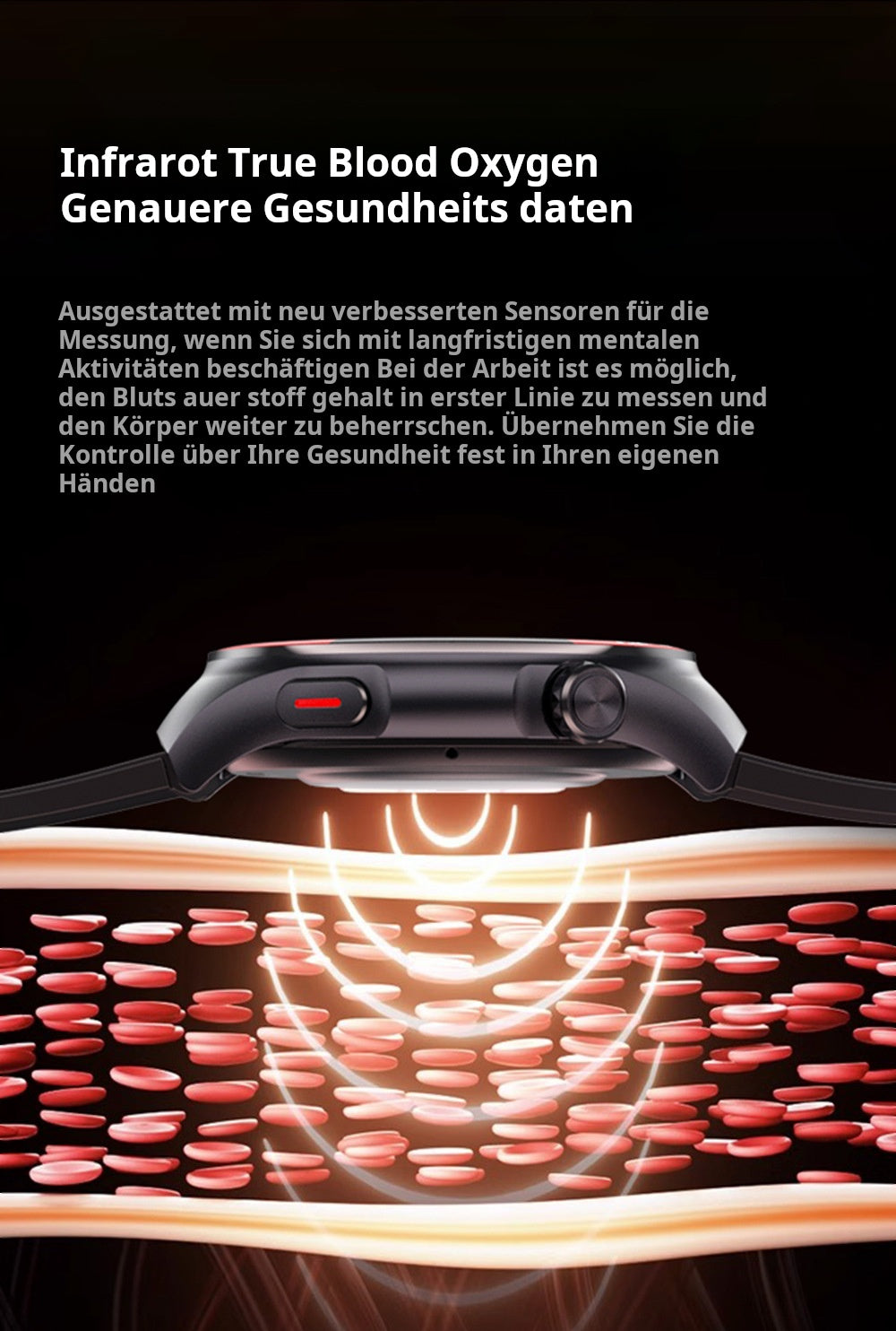 ✨Smart Bluetooth-Uhr · Gesundheitsüberwachungsuhr