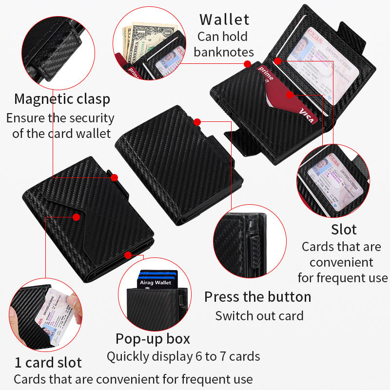 🔥🎁Neu eingetroffen – 50 % Rabatt – Schlanke Herrenbrieftasche mit RFID-Schutz