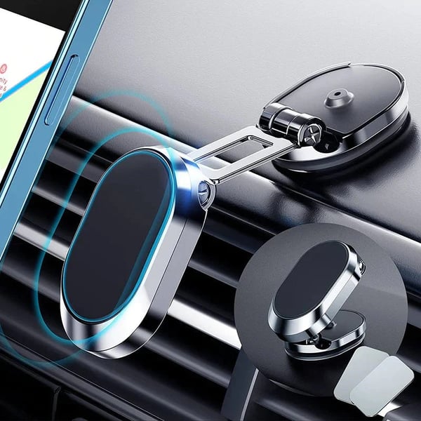 🚗 50% RABATT 🧲 Magnetischer Handyhalter – 360° drehbar, faltbar & stabil 📱