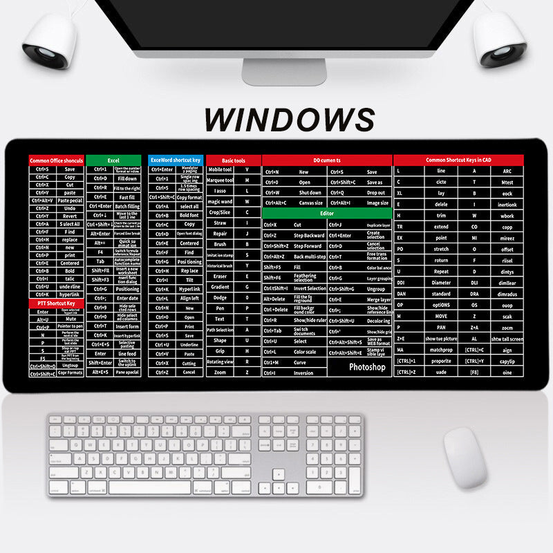 💥Bestseller: 50% Rabatt ⌨️ Supergroße Quick Key Tastaturauflage – Perfekt für Büro & Homeoffice 👩‍💻