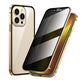✨ LETZTER TAG VERKAUF 50% RABATT ✨Magnetische iPhone-Hülle mit Sichtschutzglas und Metallrahmen