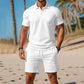 Zweiteiliges Sommer-Set für Herren aus Polohemd und Shorts
