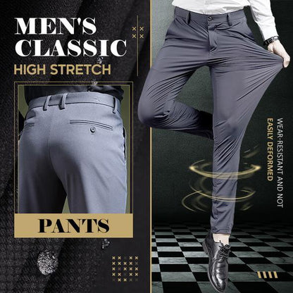 （Compra 2 Envío gratuito）🔥Pantalones clásicos de hombre de alta elasticidad🔥