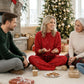 ⏳ Letzter Tag: 50 % auf das gesamte Sortiment! ⏰ Damen-Glitzer-Weihnachts-Zweiteiler: Sweatshirt & Hose