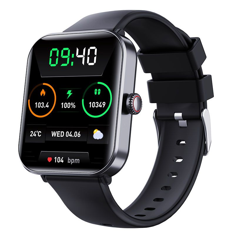 Smartwatch für Herren & Damen mit Telefonfunktion (Bluetooth 5.4), 2,01" 3D-Curved Display, bis 20 Tage Akkulaufzeit, IP68 wasserdichte Sportuhr mit Schrittzähler, Herzfrequenz, Schlafmonitor