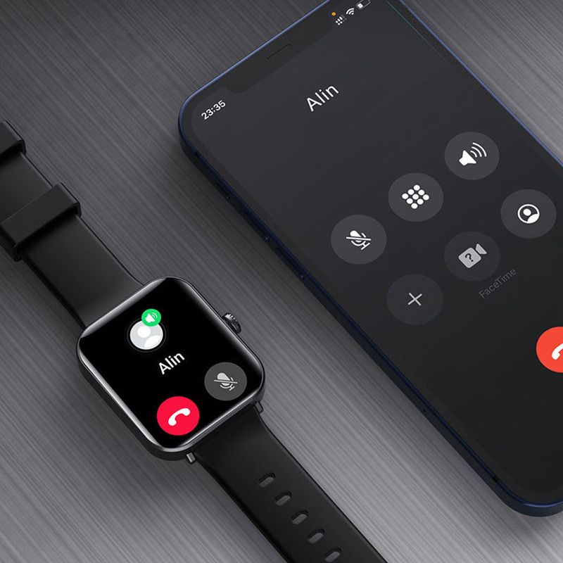 Smartwatch für Herren & Damen mit Telefonfunktion (Bluetooth 5.4), 2,01" 3D-Curved Display, bis 20 Tage Akkulaufzeit, IP68 wasserdichte Sportuhr mit Schrittzähler, Herzfrequenz, Schlafmonitor