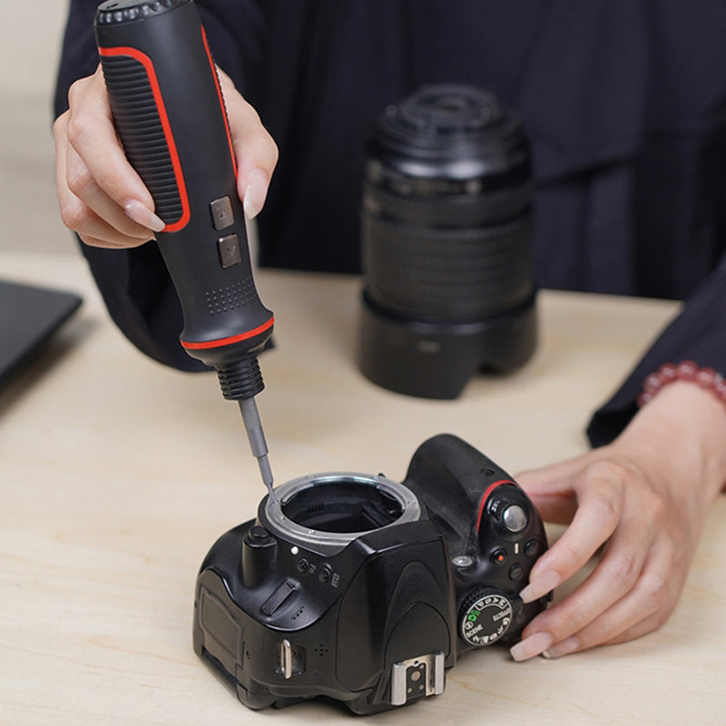 Praktische Geschenke - Tragbarer elektrischer Schraubenziehersatz für zu Hause